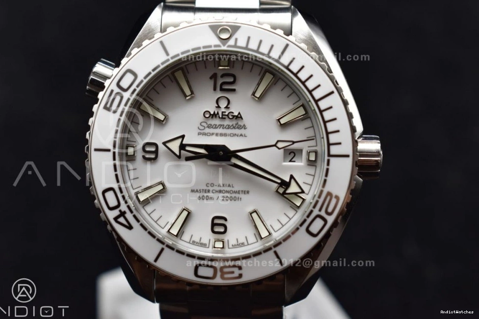 1:1 600m 39.5mm Factory Made Genuine 486 Ocean like White Seamaster Cozy VS Planet 0308